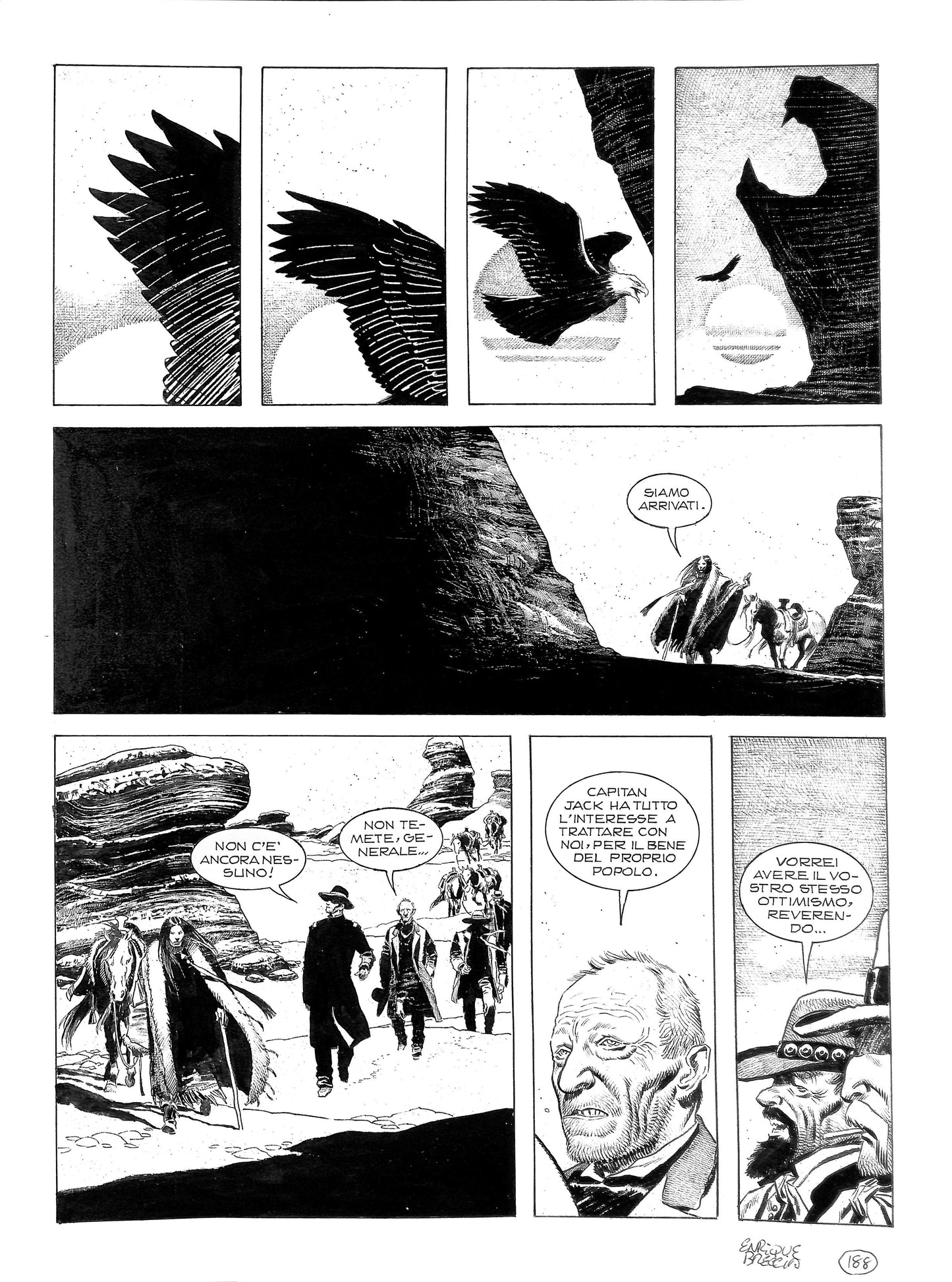Enrique Breccia – Original Art – Golgotha (2024)