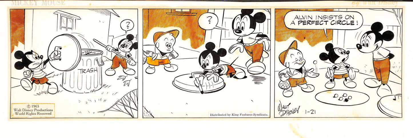 Floyd Gottfredson – Striscia Quotidiana di Mickey Mouse 1965