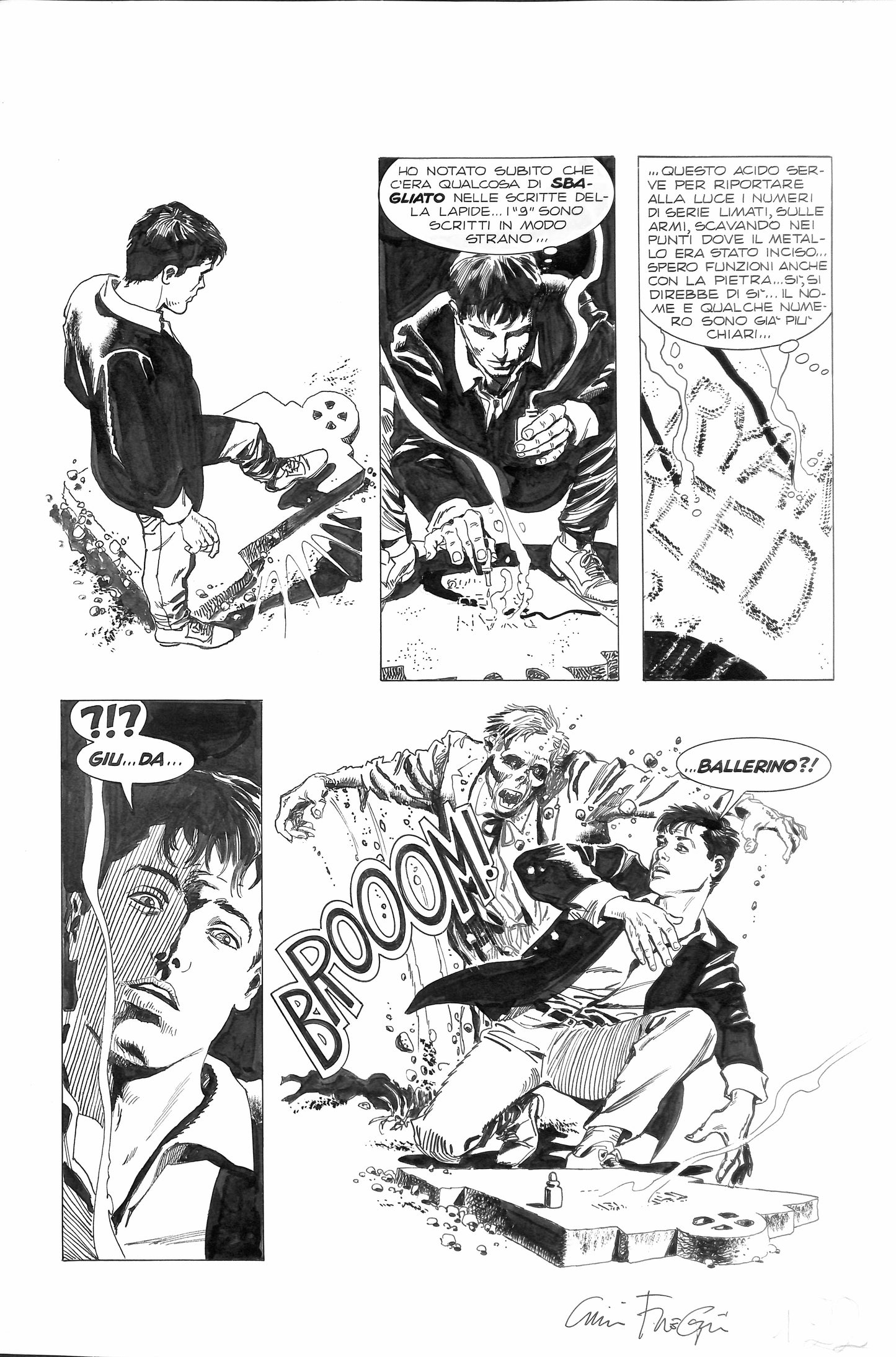 Tavola Originali – Giovanni Freghieri - Dylan Dog special 1993 - 122