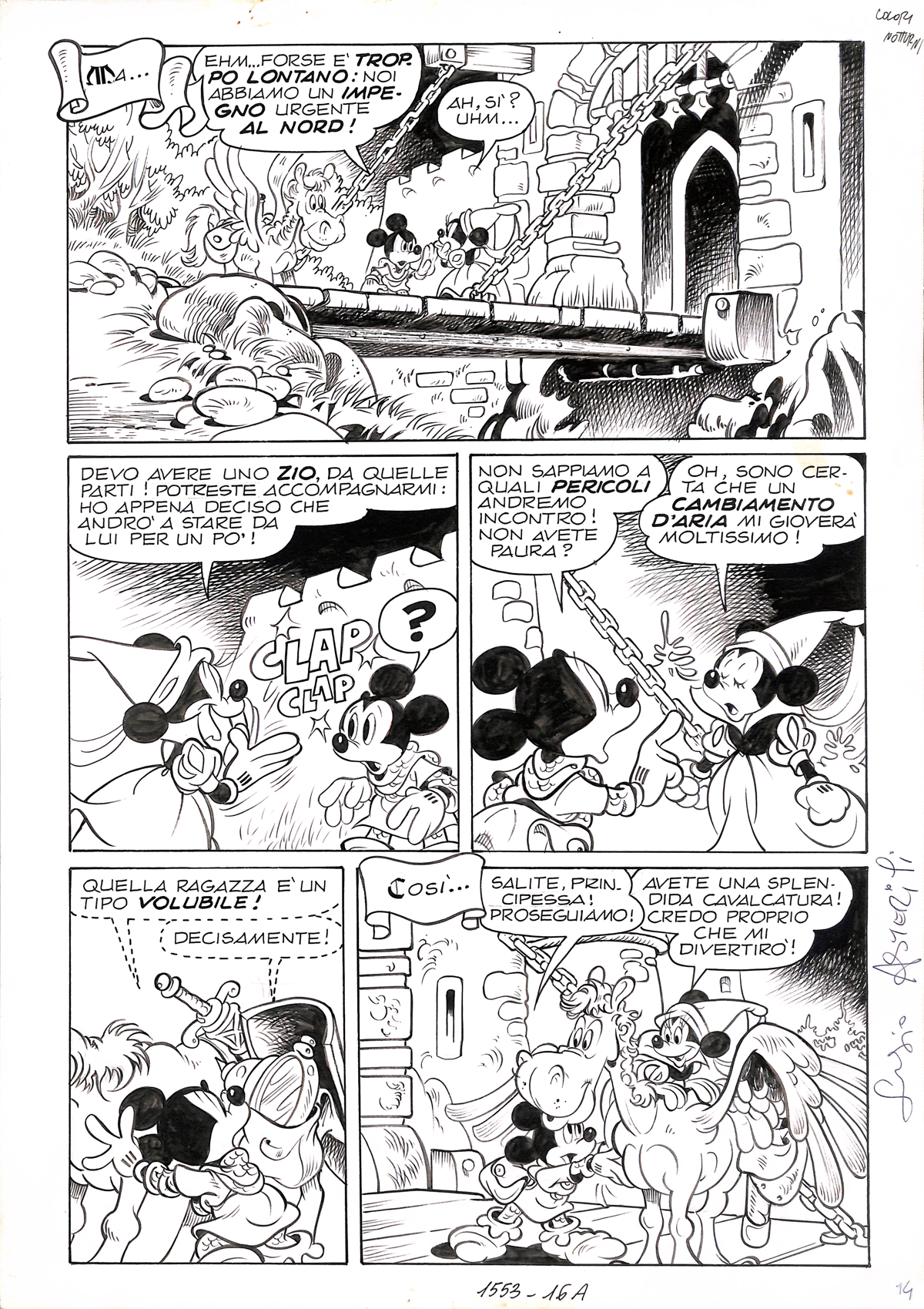 Joe Musial - Original art - The Katzenjammer Kids - Sunday Comic Strip - dated 4-30-61 (King Features)