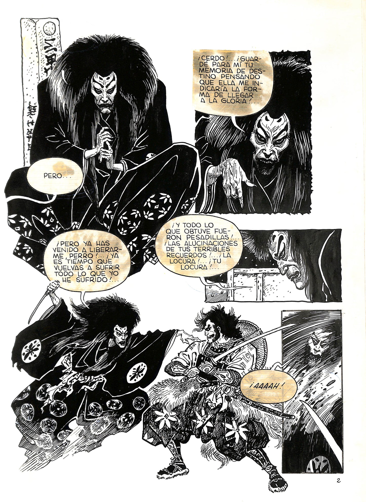Enrique Alcatena - Original Art - 1970s