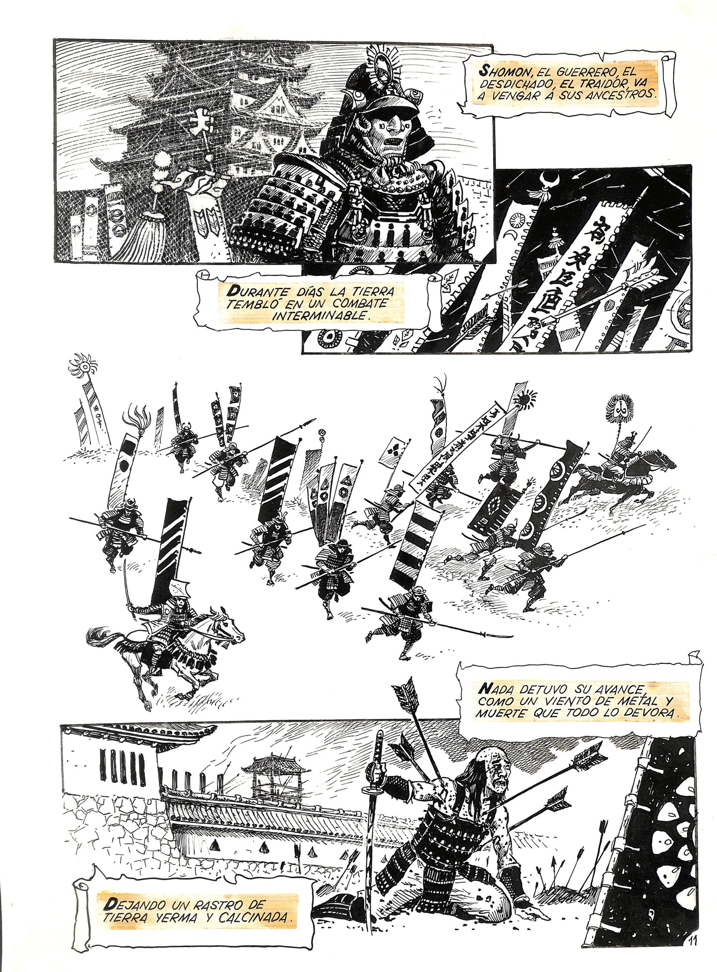 Enrique Alcatena - Tavola Originale - Karma capitolo 6- pag 11