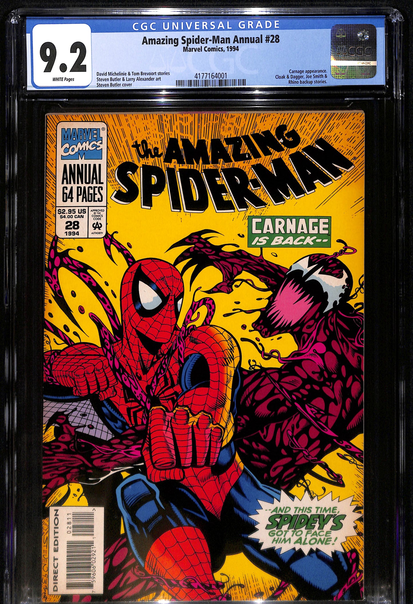 Amazing Spider-Man Annual #28 - CGC 9.2 - Marvel Comics 1994
