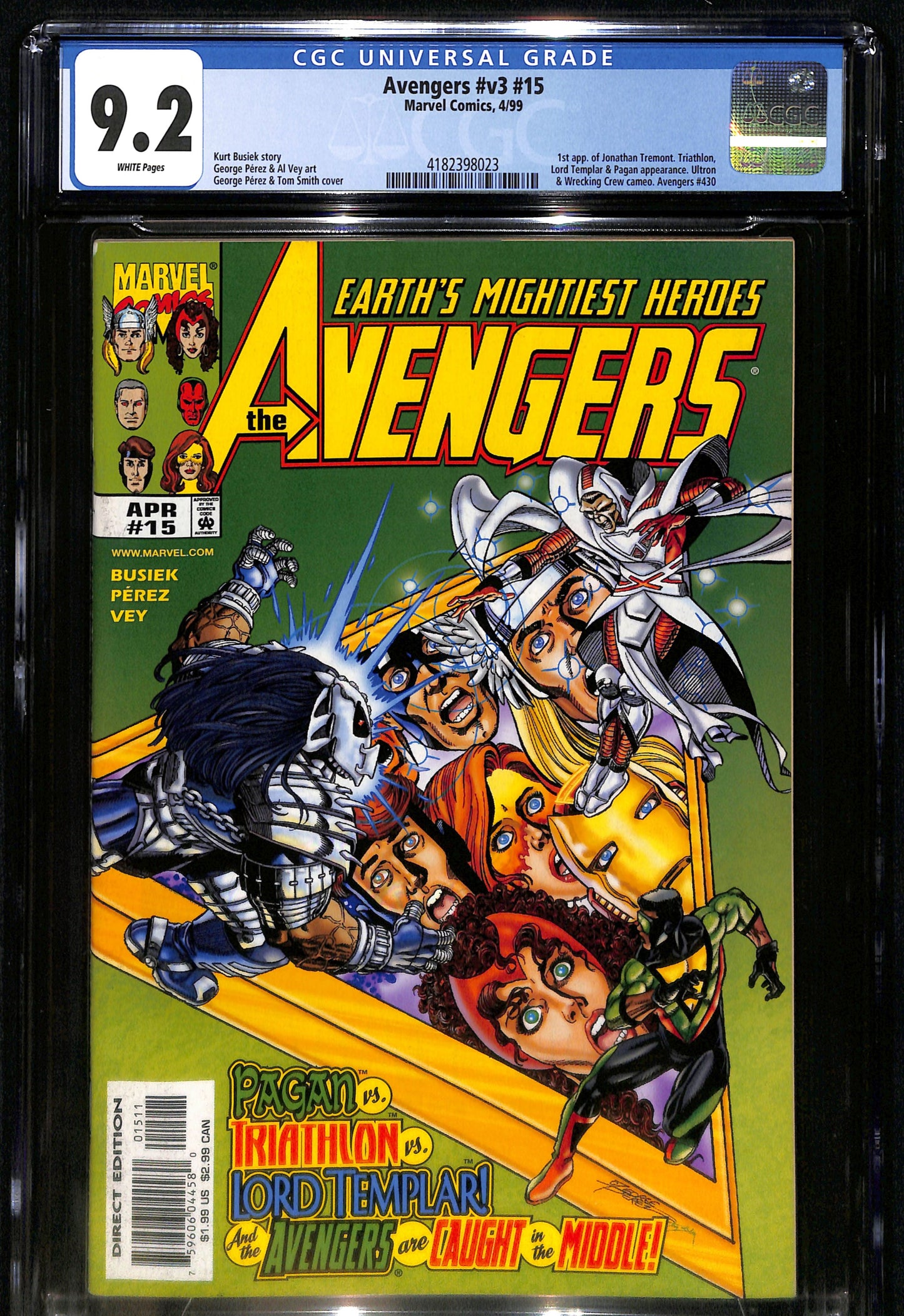 Avengers #v3 #15 - CGC 9.2 - Marvel Comics 1999