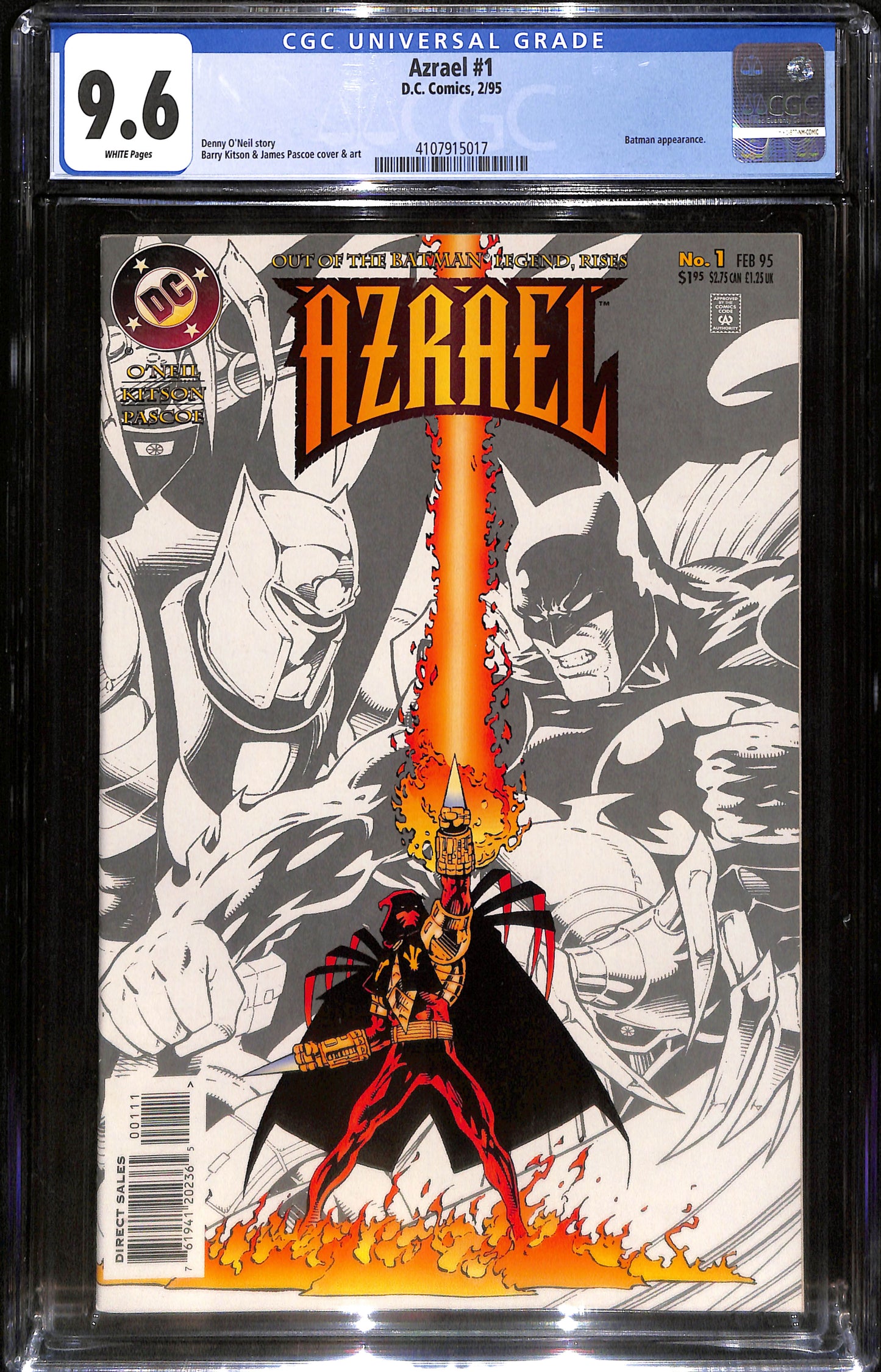 Azrael #1 - CGC 9.6 - DC Comics 1995