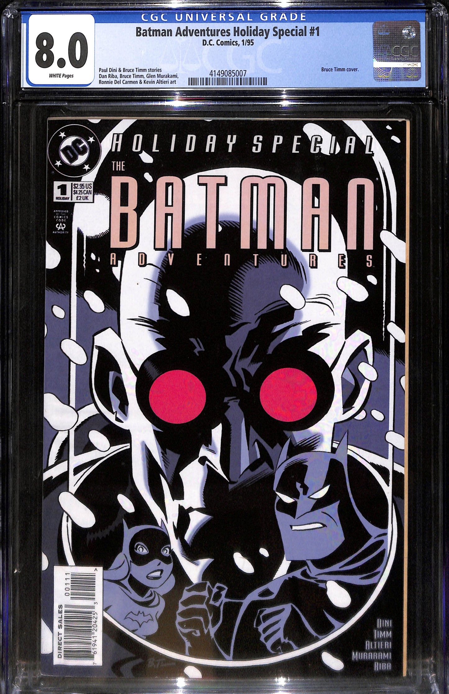 Batman Adventures Holiday Special #1 - CGC 8.0 - DC Comics 1995