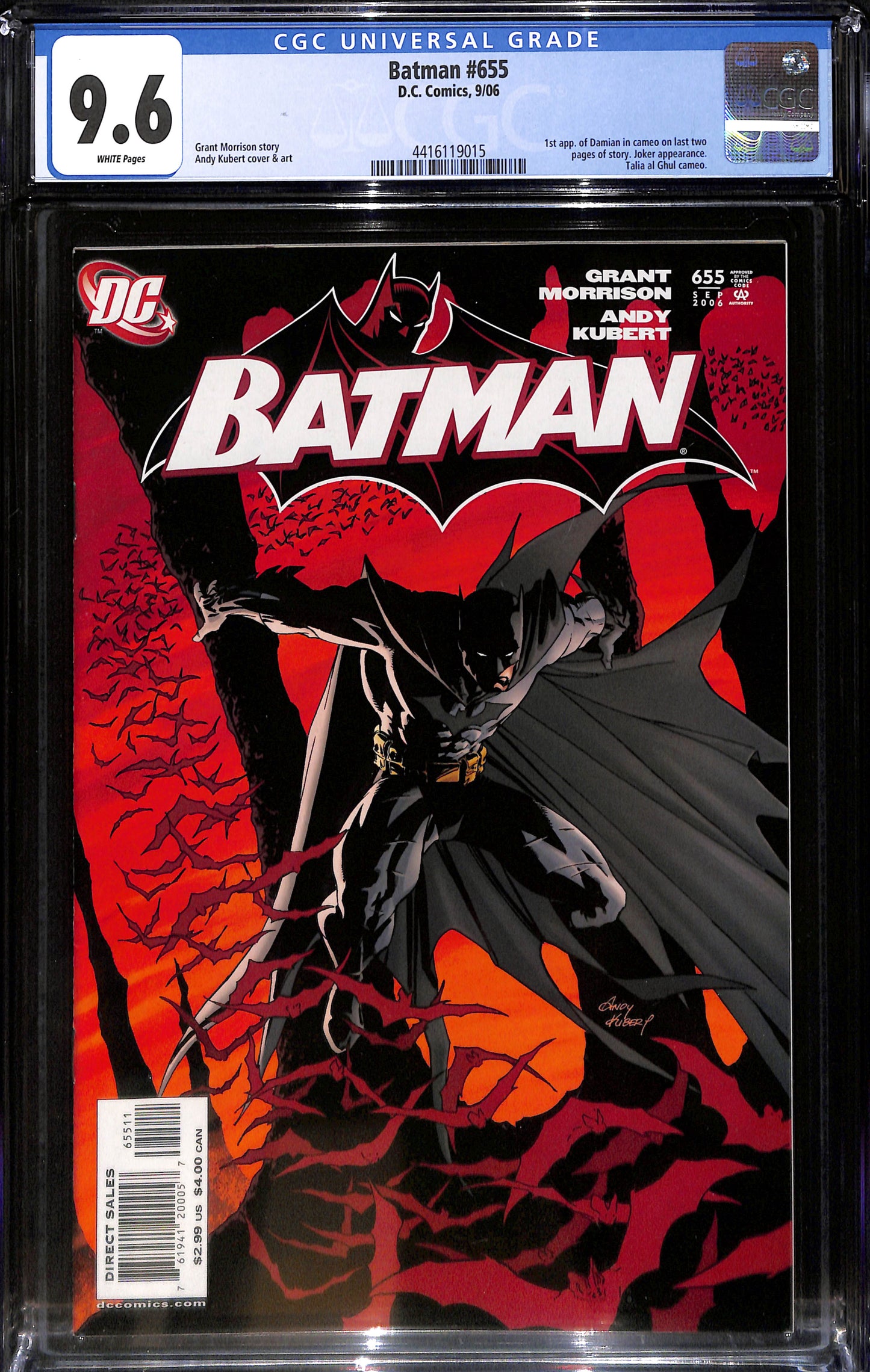 Batman #655 - CGC 9.6 - DC Comics 2006