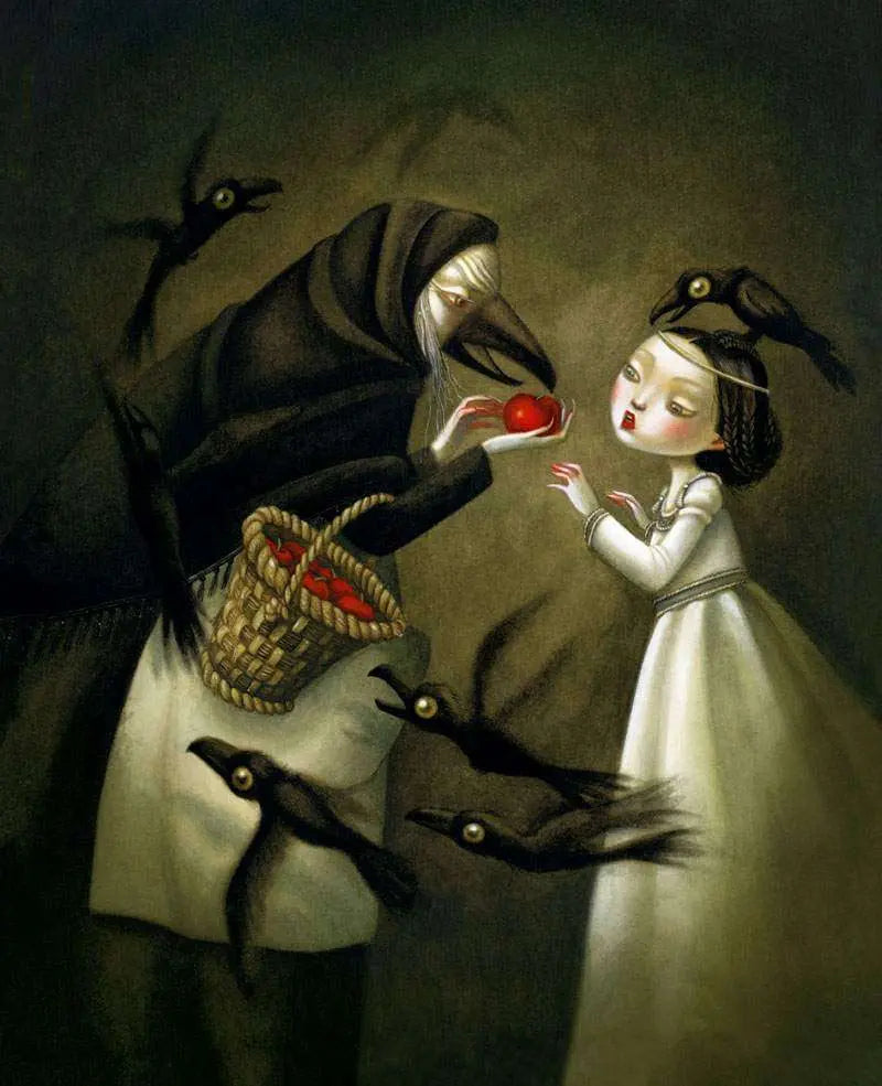 Benjamin Lacombe - Preliminary Sketch - Snow White - 2010