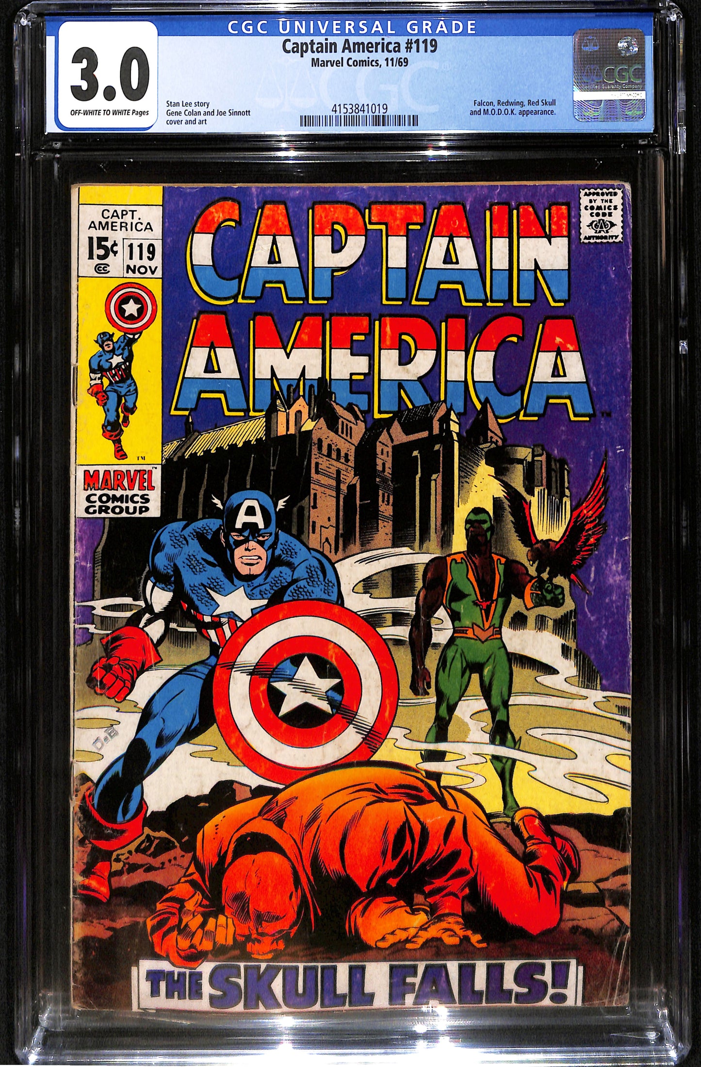 Captain America #119 - CGC 3.0 - Marvel Comics 1969