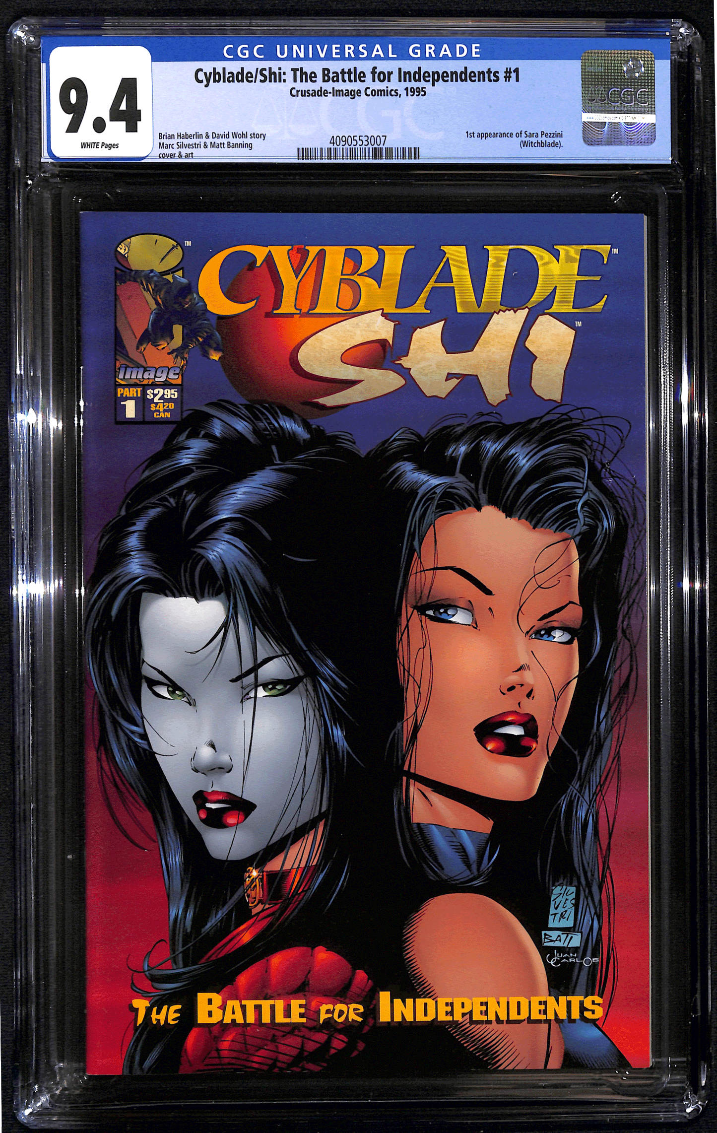 Cyblade/Shi: The Battle for Independents #1 CGC 9.4