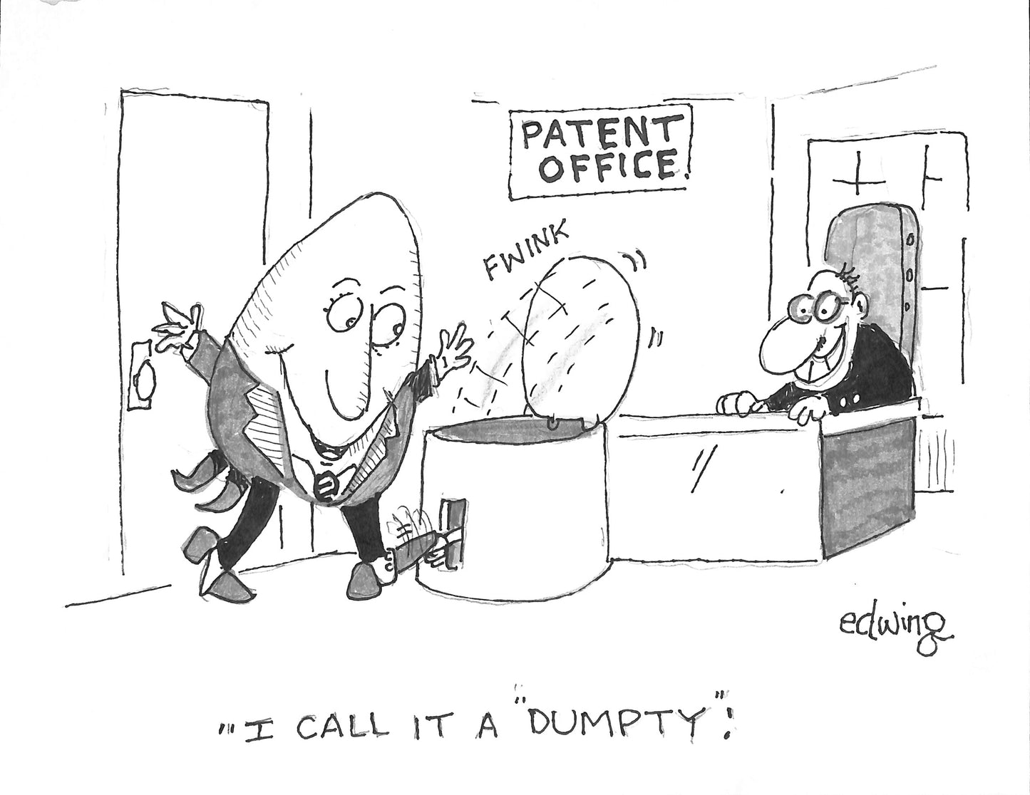 Don "Duck" Edwing – Illustrazione Originale