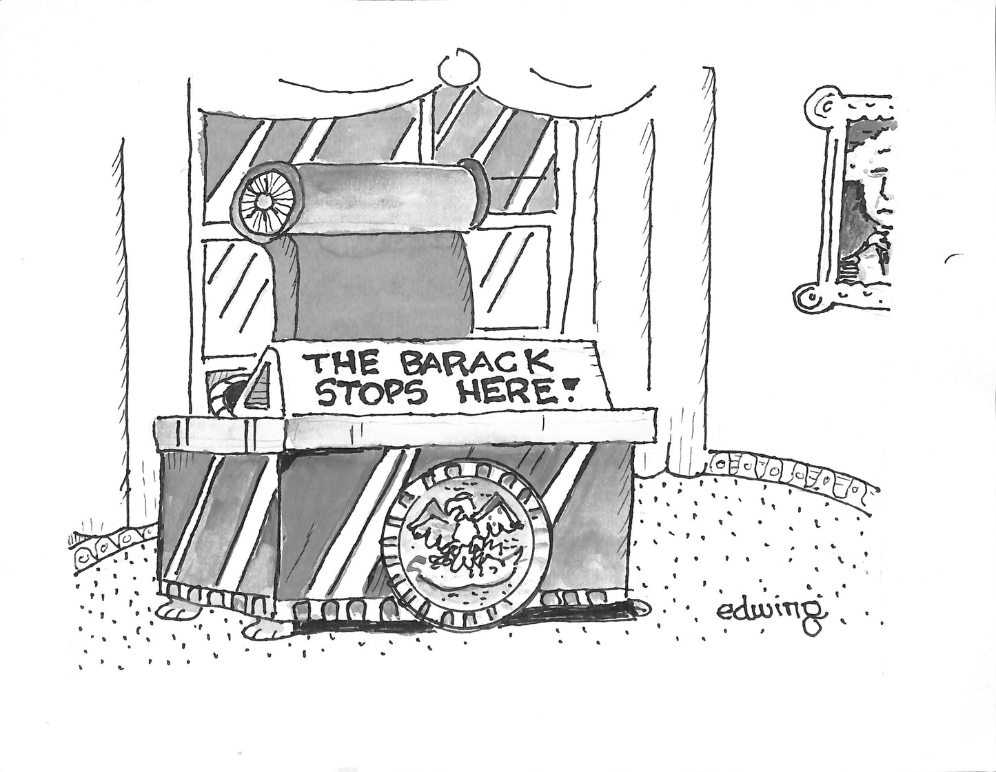 Don "Duck" Edwing – Illustrazione Originale