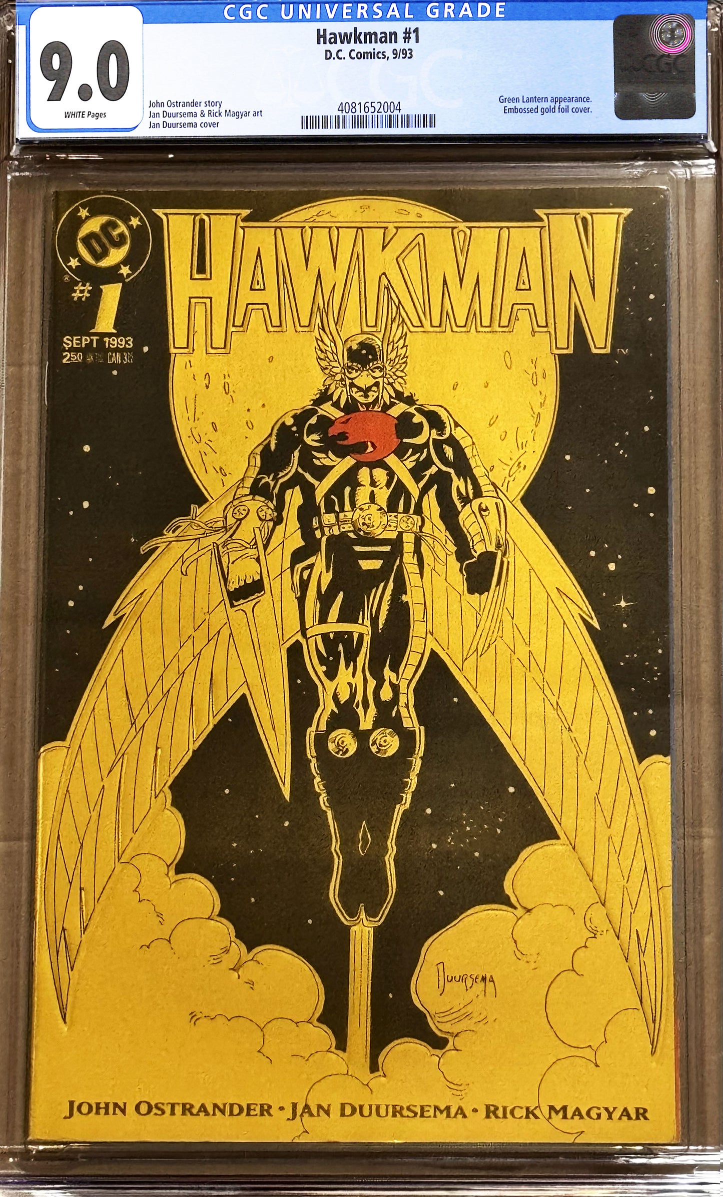 Hawkman #1 CGC 9.0