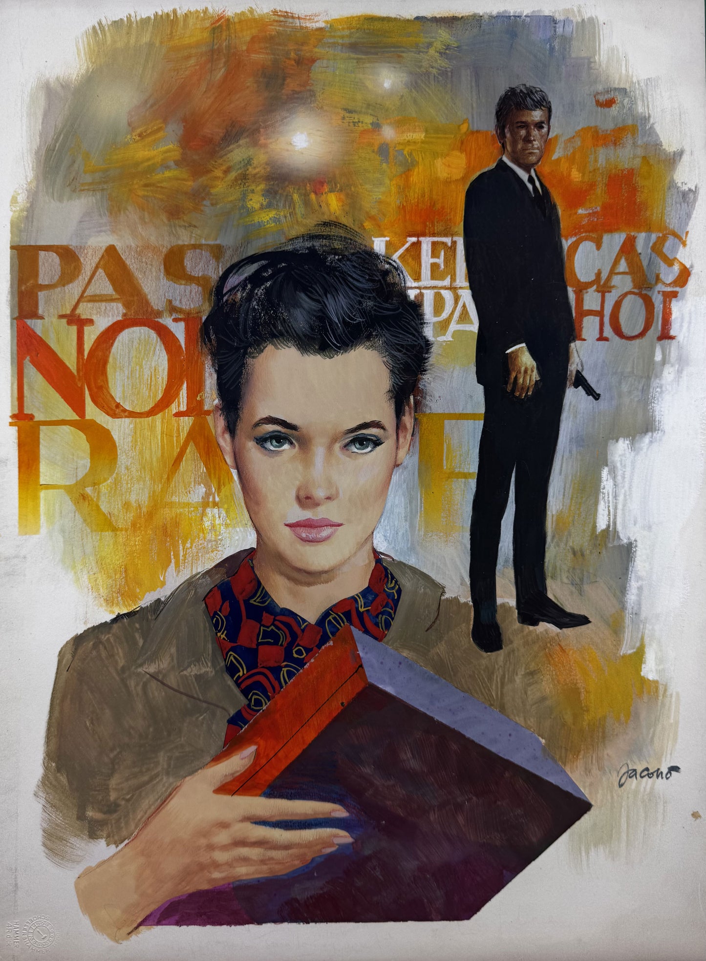 Carlo Jacono – Original illustration for “Confidenze” – The Flower of the Wind