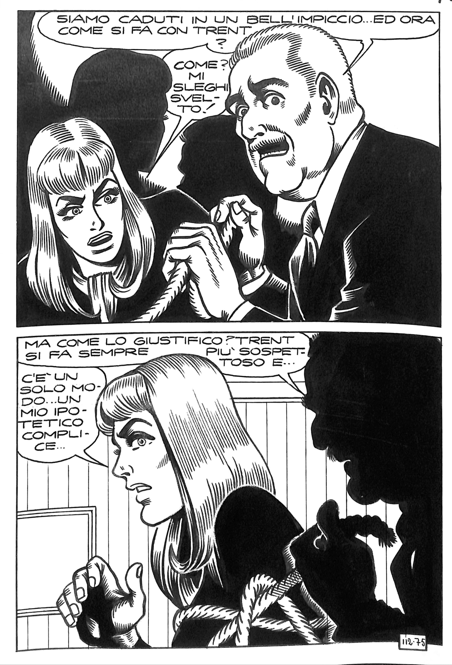 Magnus – Original Plate – Satanik n.112, Page 75