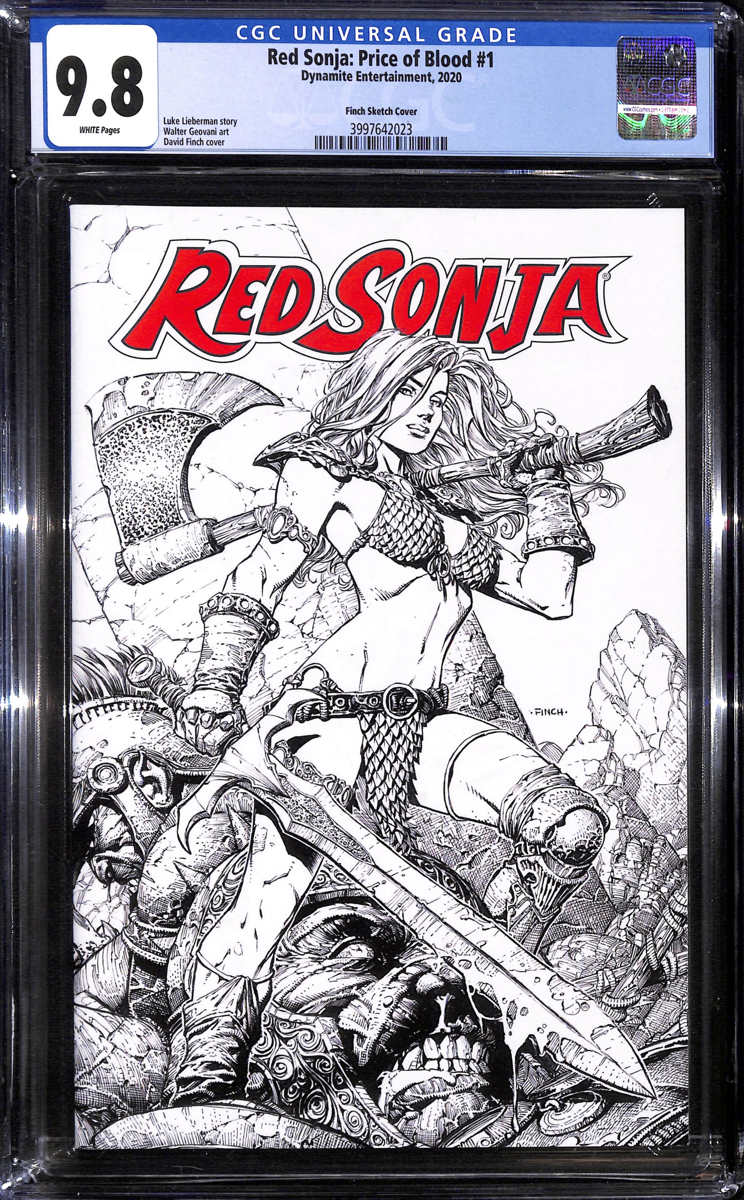 Red Sonja: Price of Blood #1 Variant - CGC 9.8 - Dynamite Entertainment 2020
