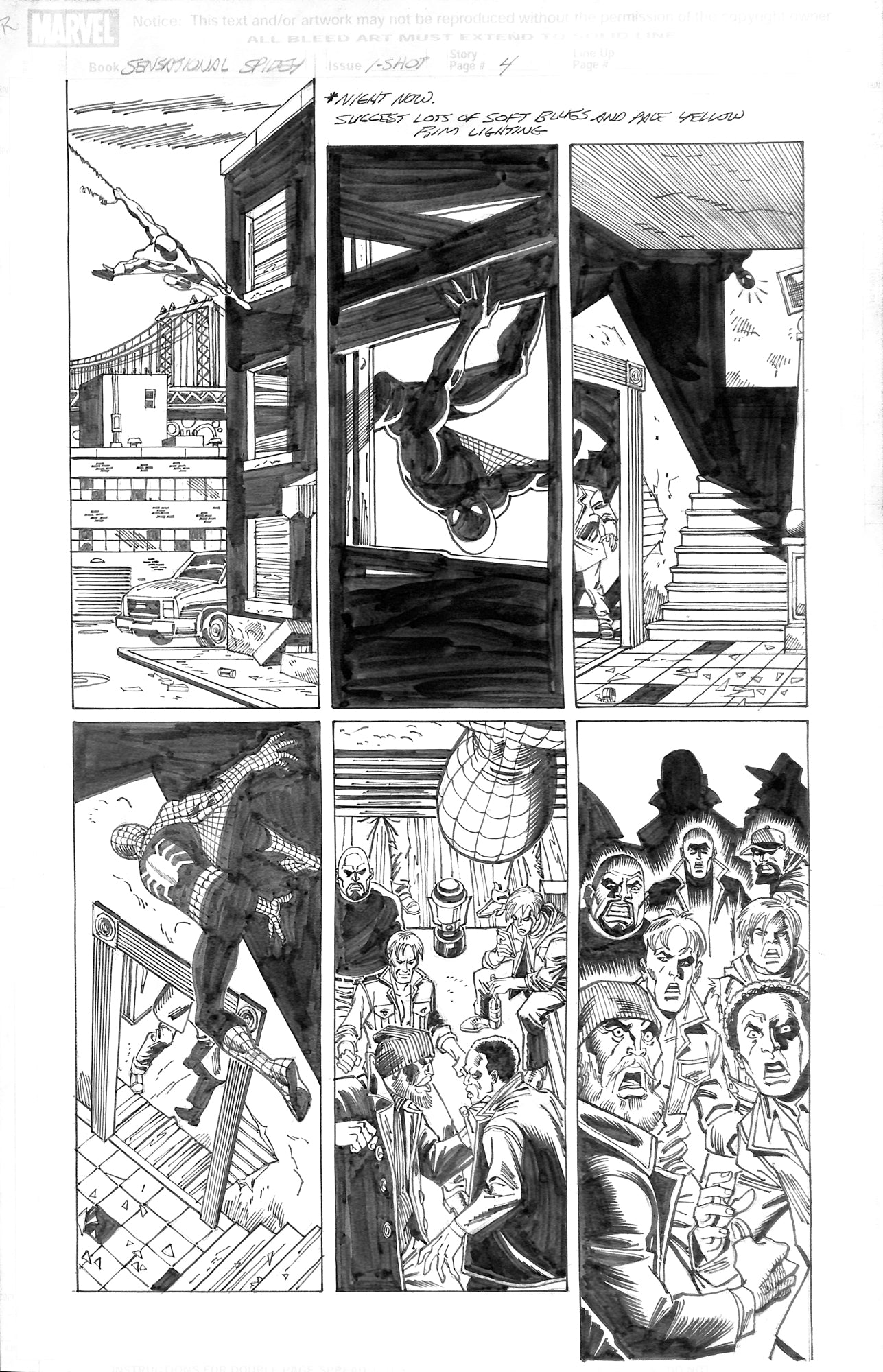 Sal Buscema & Ron Frenz - Original Art - #1-Shot Story: Sensational Spidey - Page 4 (Marvel, 1996)