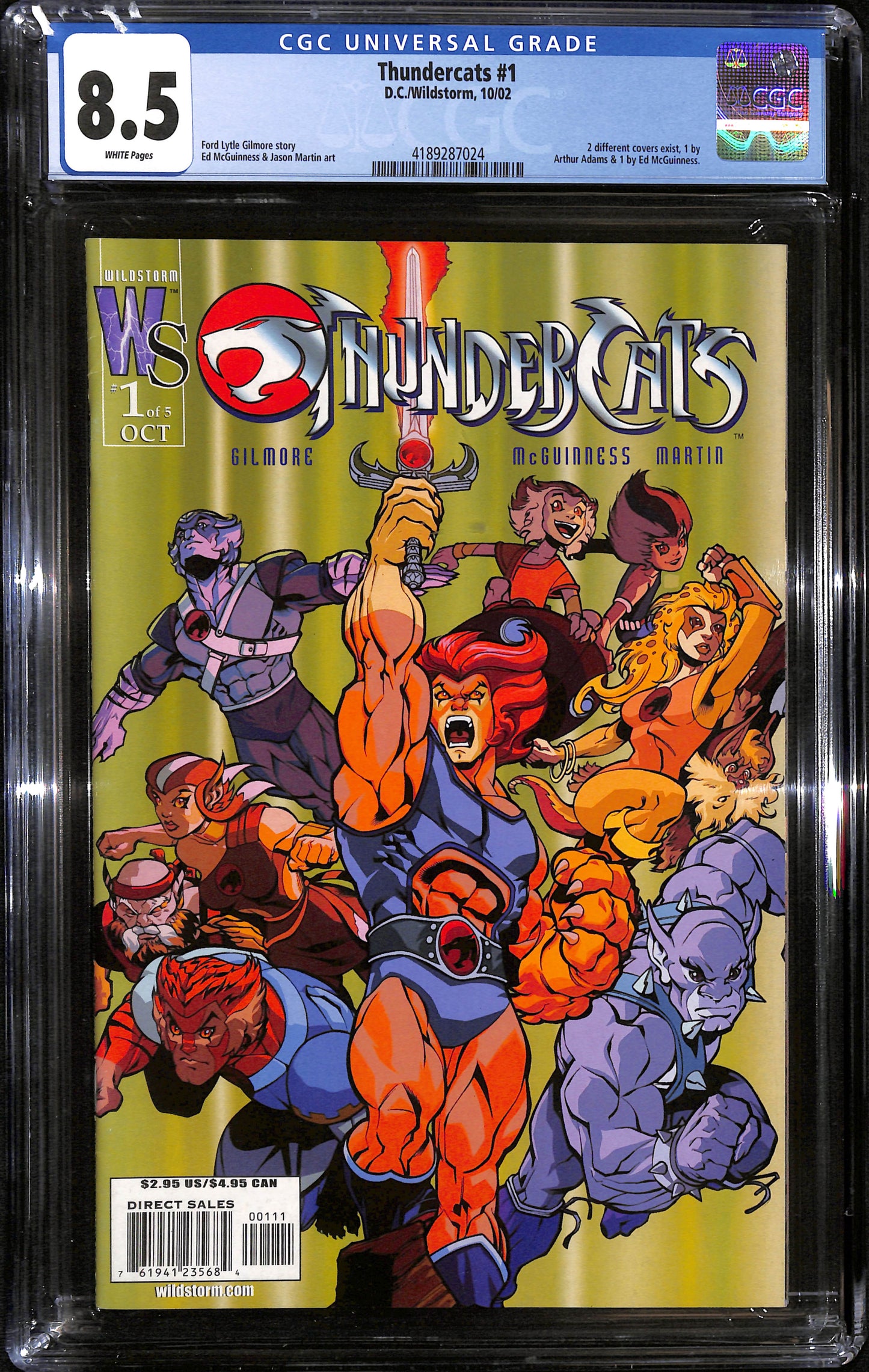 Thundercats #1 CGC 8.5