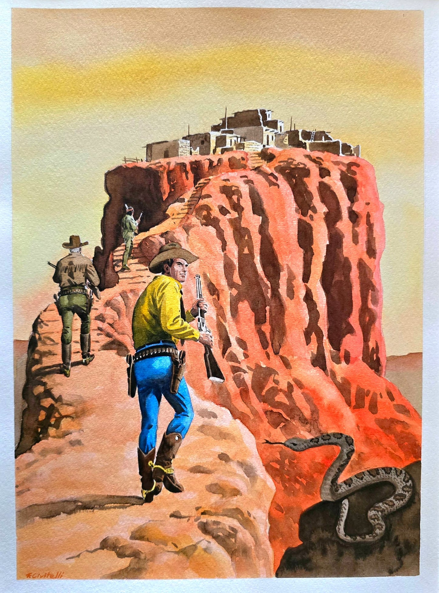 Copertina Tex Fabio Civitelli 26 - Il pueblo abbandonato - Momart