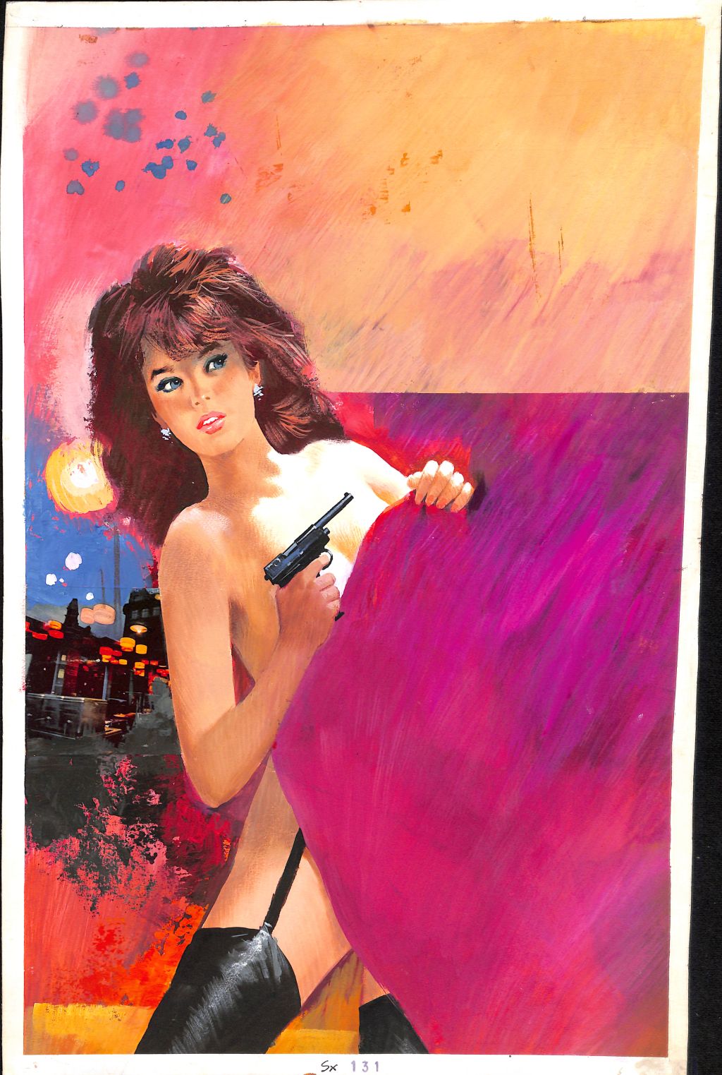 Carlo Jacono – Original Illustration "SX Domino n.131" – 1970s