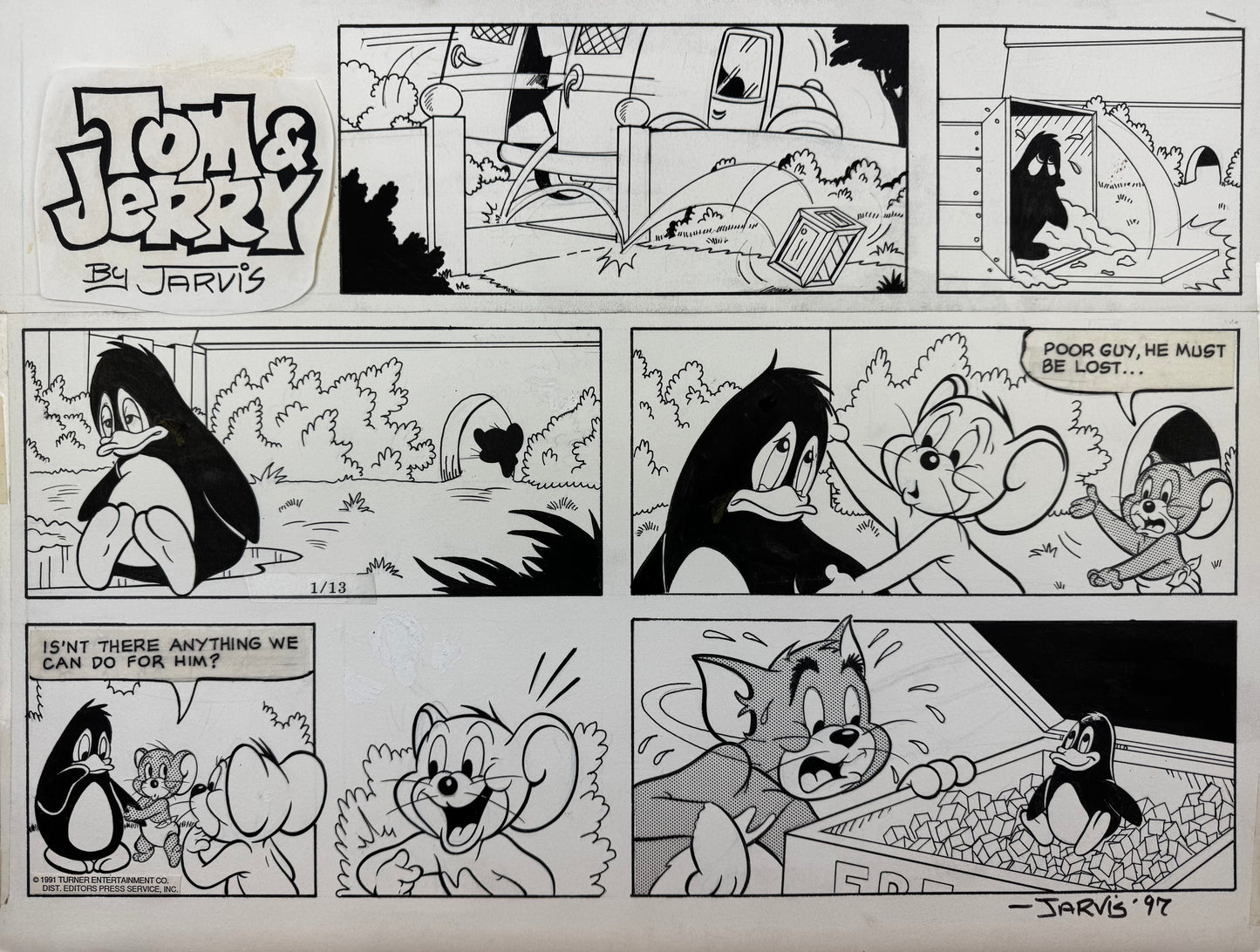 Kelly Jarvis – Tavola Originale Tom e Jerry – Domenicale 13 gennaio 1991