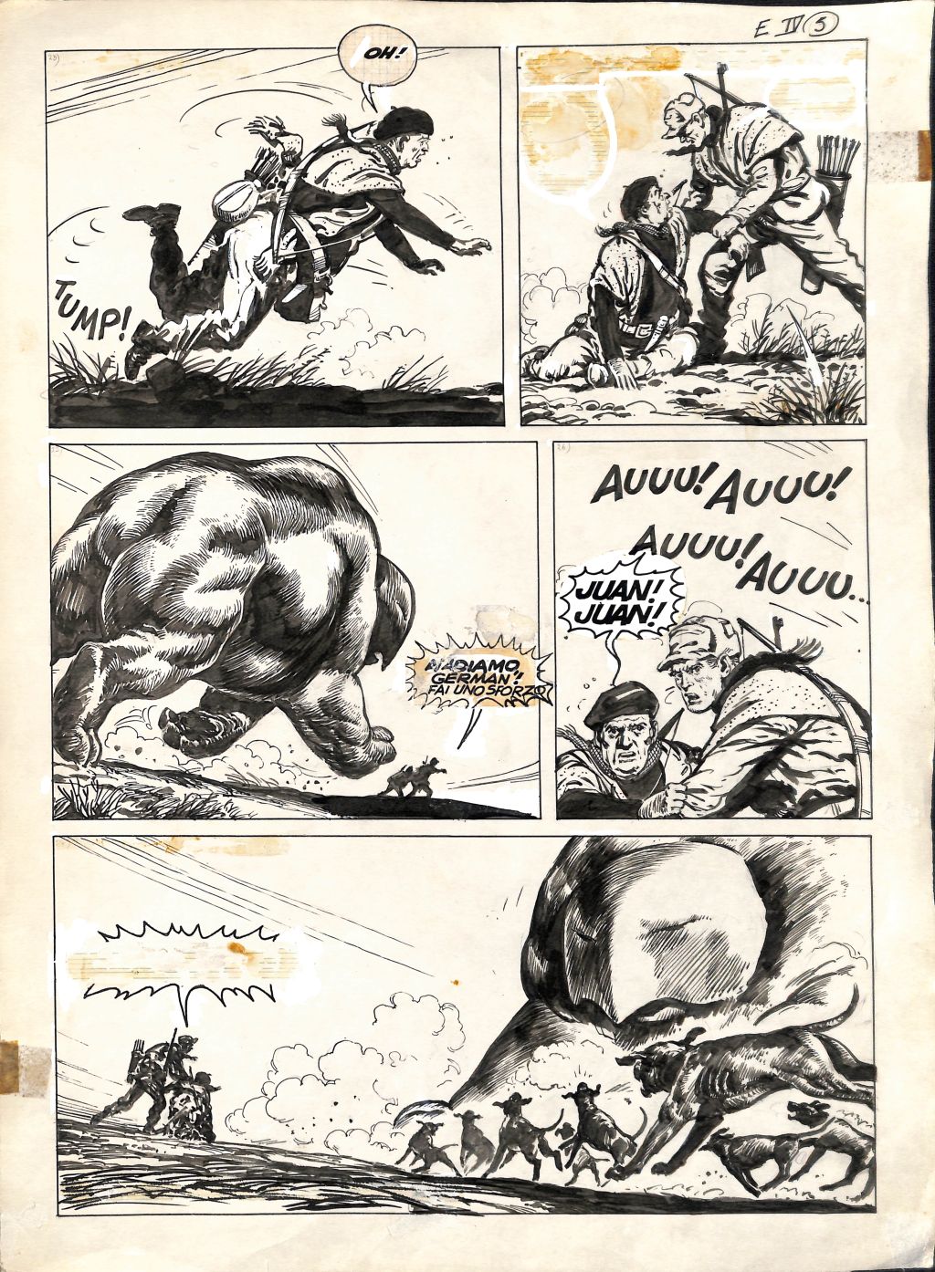 Solano Lopez – Tavola Originale "L’Eternauta Serie II" – Tavola 5