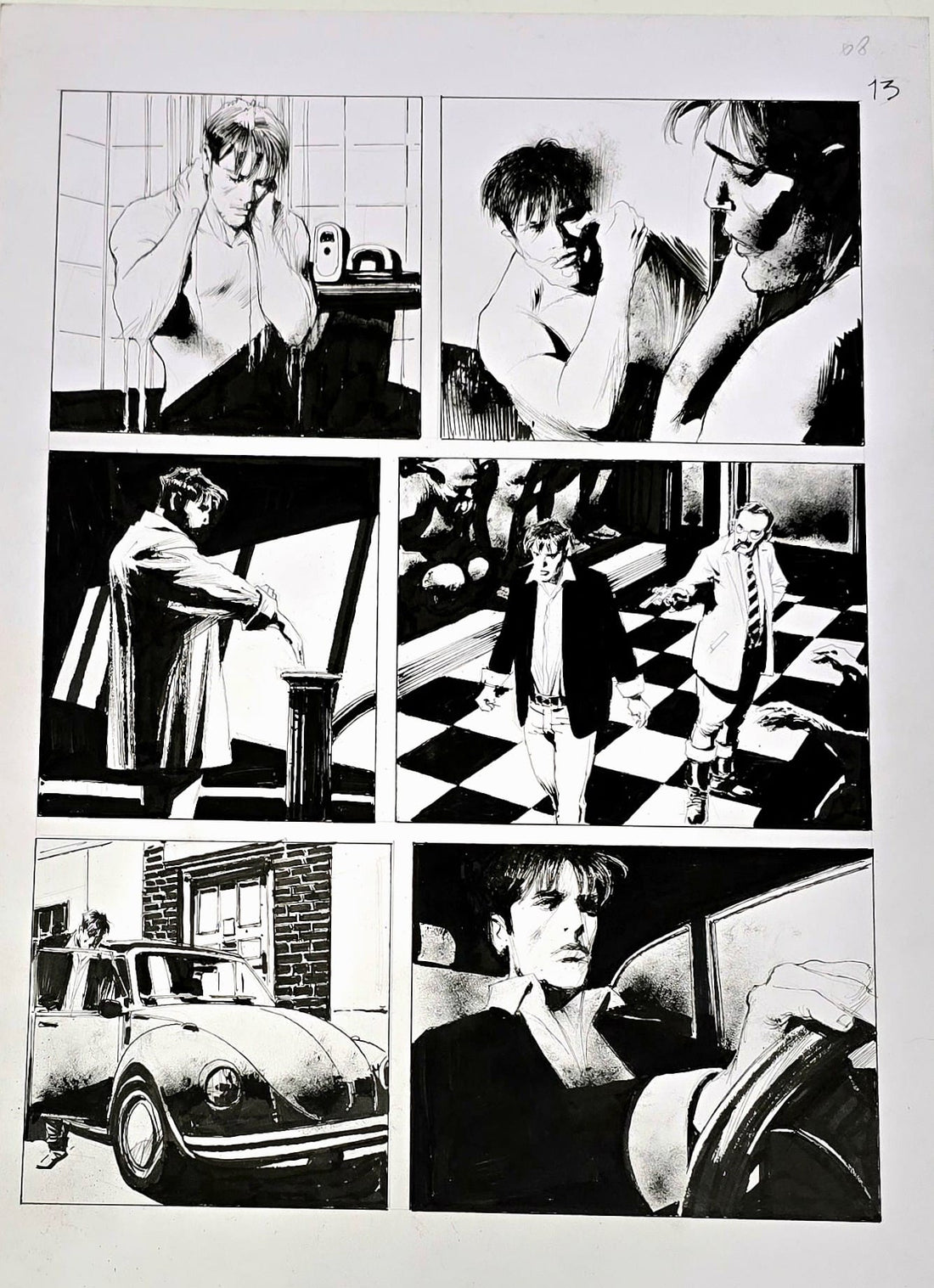 Tavole Originali di Dylan Dog: Quando il Fumetto Diventa Arte da Collezione