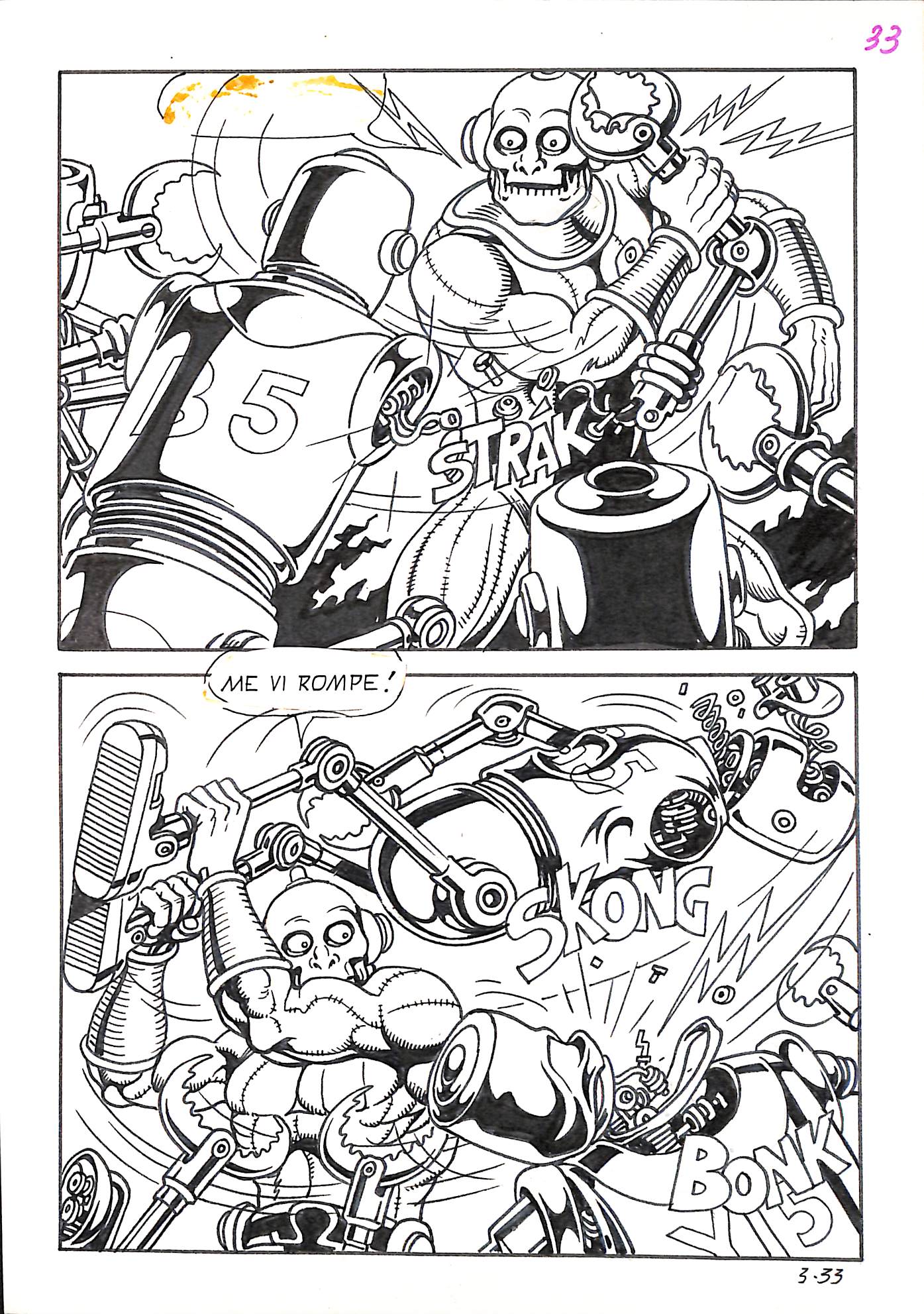 Magnus – Original Plate "Satanik" n.92, Page 91