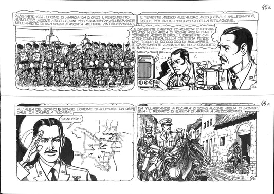 Magnus – Tavola Originale Kriminal "I'uomo che uccise Ernesto Che Guevara"