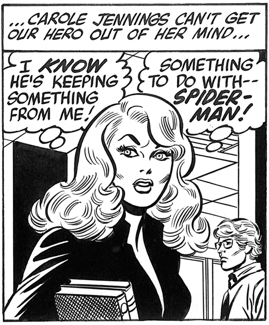 John Romita Sr. - Striscia - The Amazing Spider-Man - Daily Comic Strip datata 27-05-1980 Marvel Comics