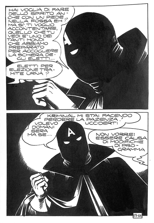 Magnus – Tavola Originale Kriminal "Atomwar" – Albo n. 179, Pagina 103 1968