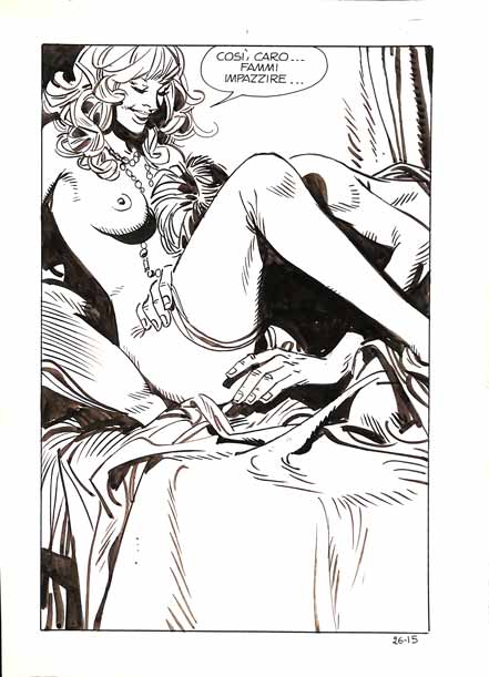 Ferdinando Tacconi -Terror- Edifumetto fine  anni '70 tavola originale