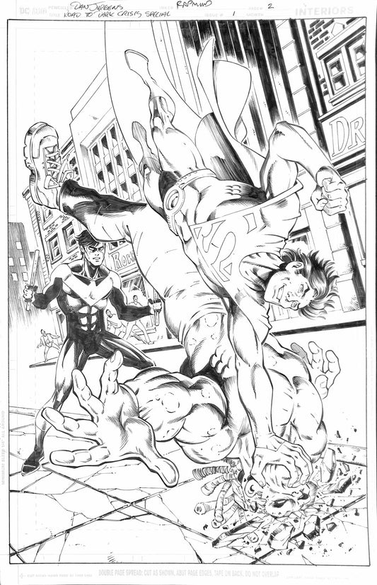 Dan Jungers - Road to dark crisis special - DC Vertigo - Splash page 2