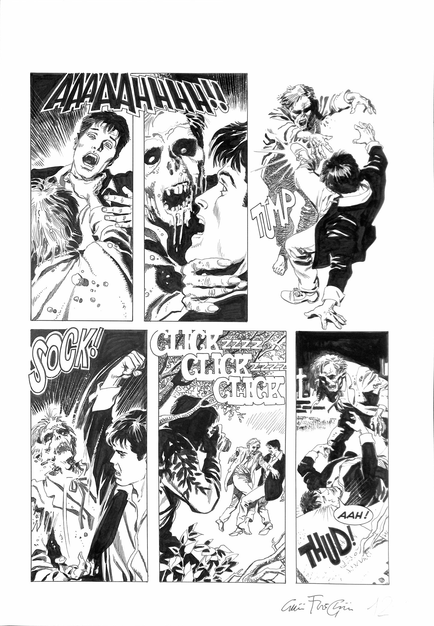 Tavola Originali – Giovanni Freghieri - Dylan Dog special 1993 - 123