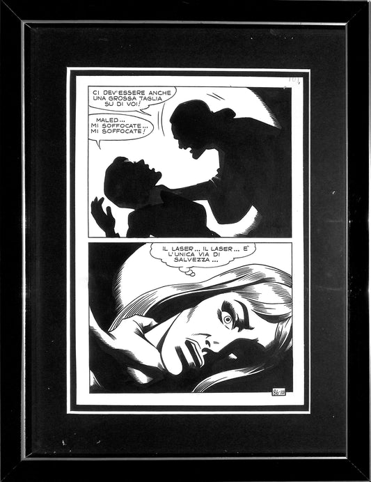 Magnus – Tavola Originale – Satanik n.101, Pagina 86 - IN CORNICE
