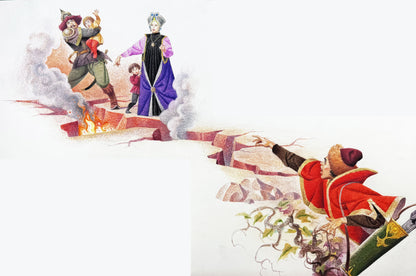 Severino Baraldi – Illustrazione originale – Regina Serpente (Tavola 5)