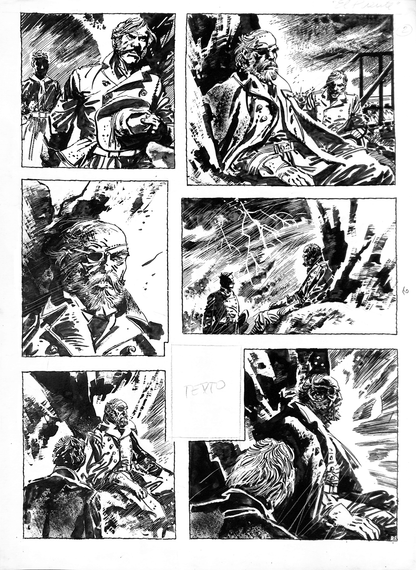 Horacio Lalia – 4 Tavole Originali – "Il Ponte" – Storia Completa – Anni '70