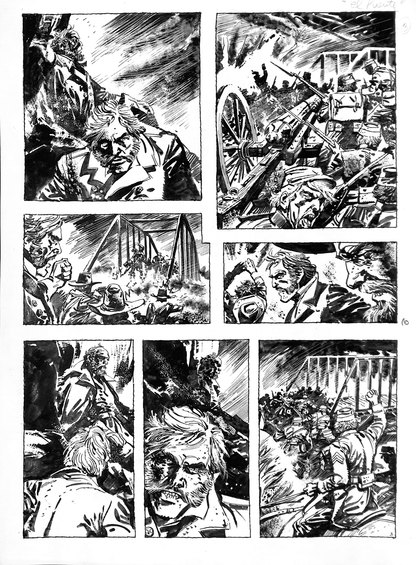 Horacio Lalia – 4 Tavole Originali – "Il Ponte" – Storia Completa – Anni '70