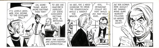 John Prentice striscia illustrata- RIP KIRBY  1973