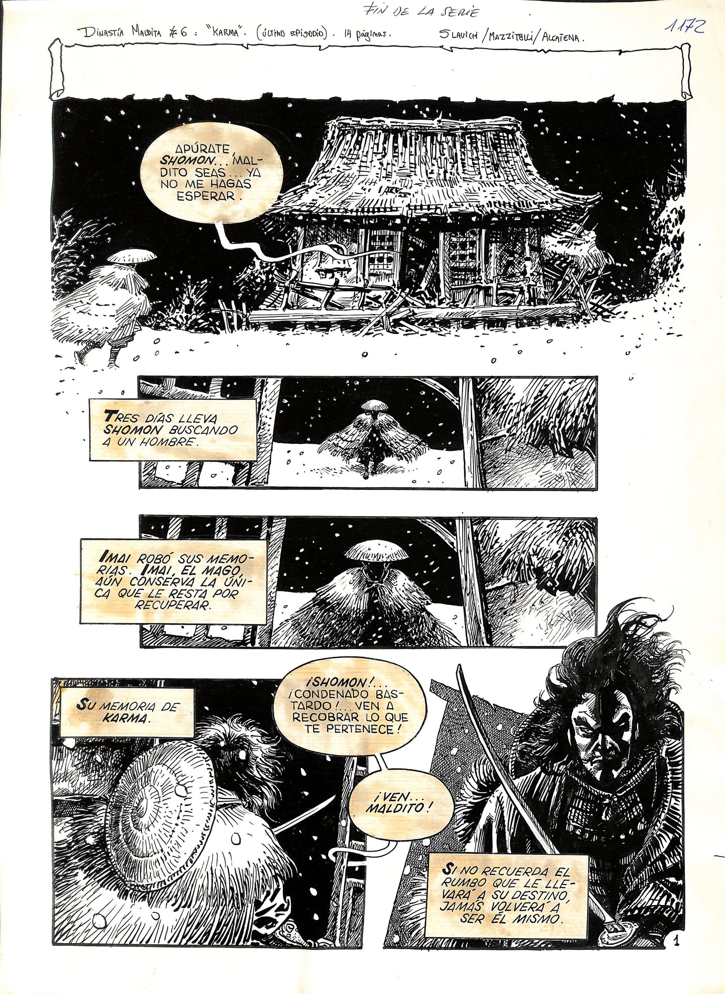 Enrique Alcatena - Original Art - 1970s