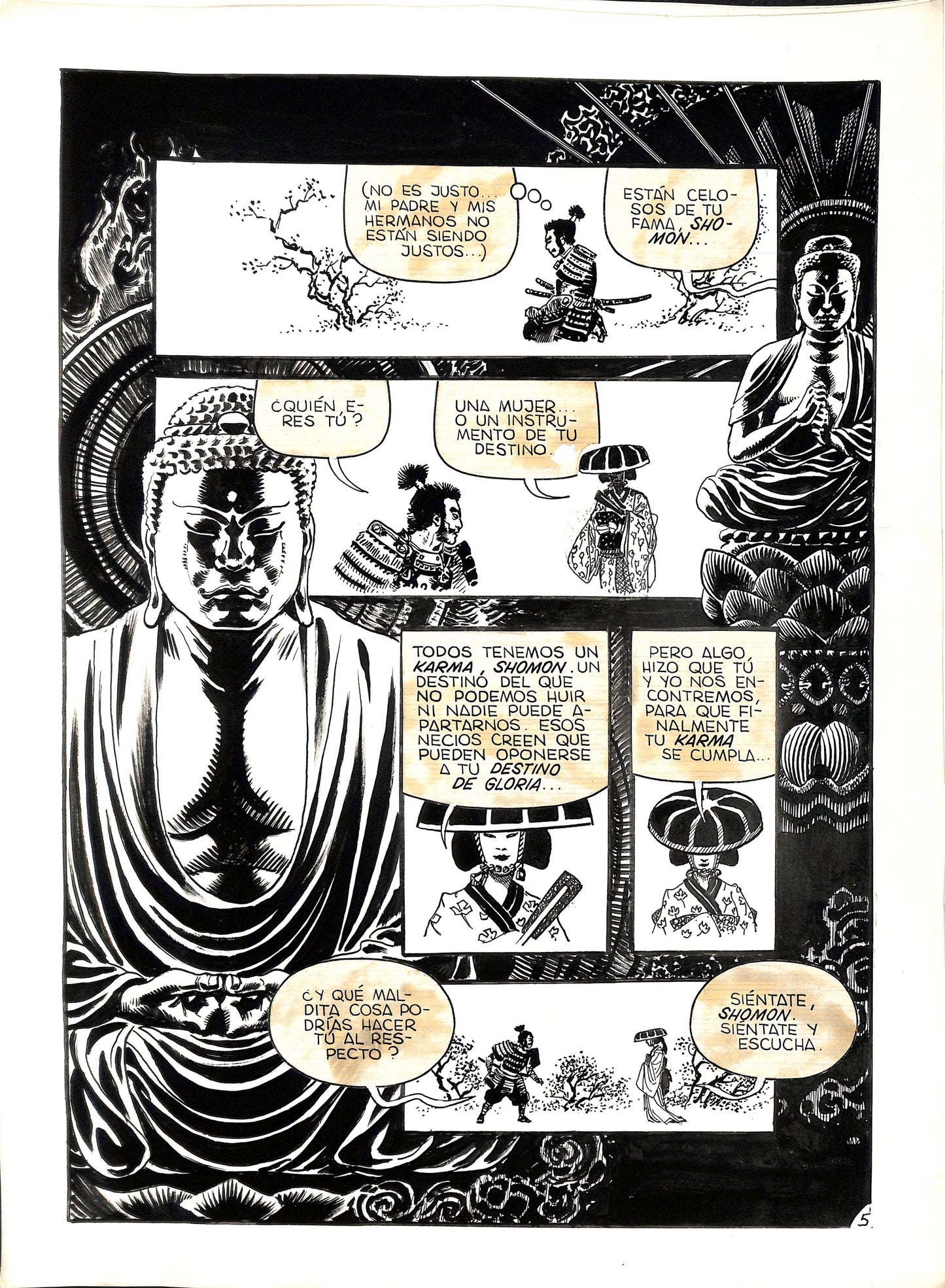 Enrique Alcatena - Original Art - 1970s
