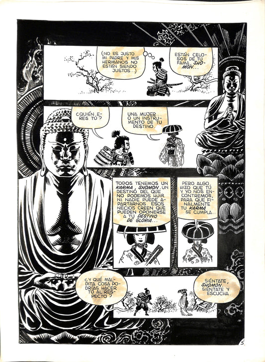 Enrique Alcatena - Tavola Originale - Karma capitolo 6- pag 5