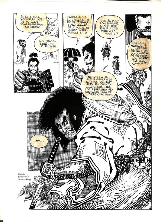 Enrique Alcatena - Tavola Originale - Karma capitolo 6- pag 6