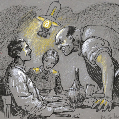 Milo Manara – Illustrazione Originale "Il Trombettiere"