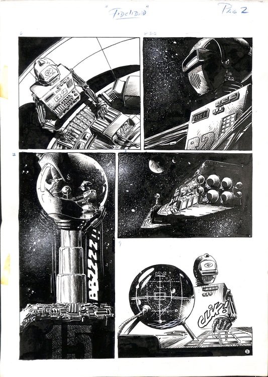 G. Rubio Tavola originale - lancio story n.50 Fedeltà - 1980 pag 2