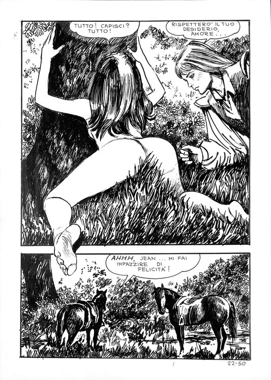 Manara – Tavola Originale “Jolanda De Almaviva” n. 22, Pagina 50
