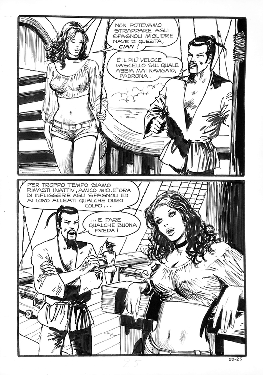 Manara – Tavola Originale “Jolanda De Almaviva” n. 50, Pagina 25