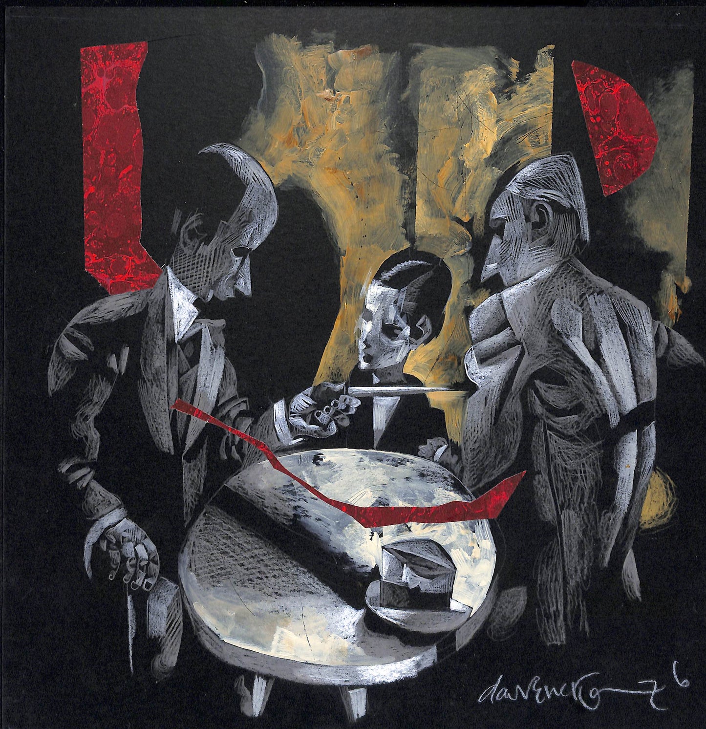Dave McKean – Original Illustration "The Mask of Zorro" published on Nitrate
