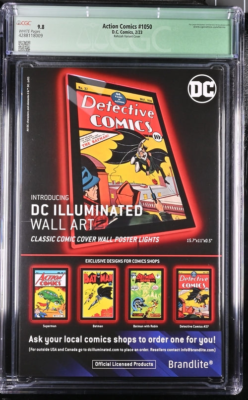 Action Comics #1050 - CGC 9.8 - Rahzzah Variant Cover - Firmato da Phillip Kennedy Johnson - Dc Comics