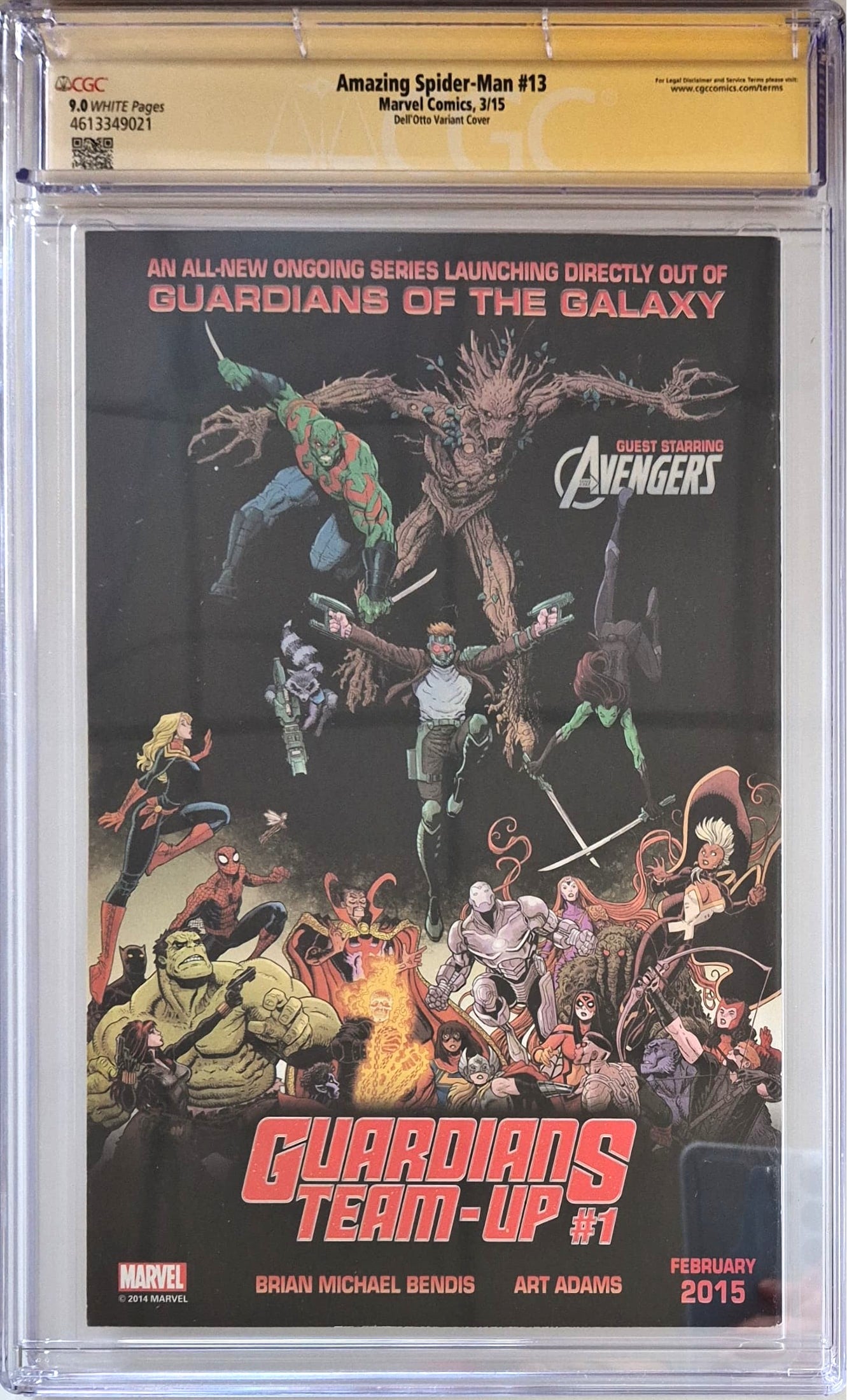 Amazing Spider-Man #13 – Variant Cover CGC 9.0 Firmata da Gabriele Dell'Otto - Marvel Comics, 2015